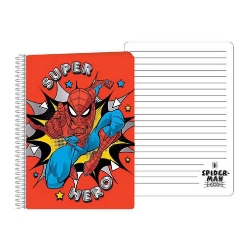 Picture of A5 SPIDERMAN SPIRAL NOTEBOOK 80 PAGES